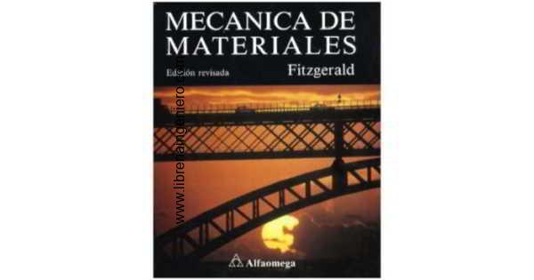 MECANICA DE MATERIALES - FITZGERALD
