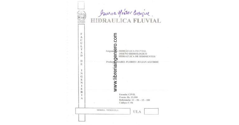 hidraulica-fluvial-isabel-florez-julian-aguirre