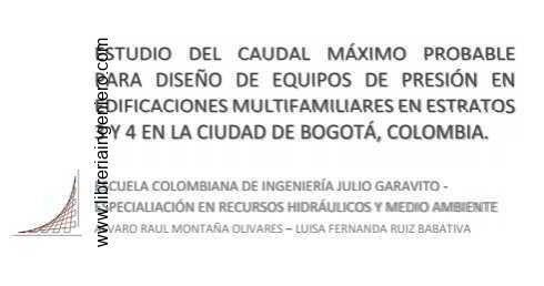 Estudio caudal maximo probable