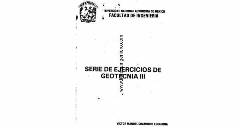 serie de ejercicios de geotecnia