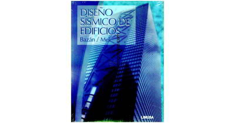 diseño sismico edificios - bazan meli