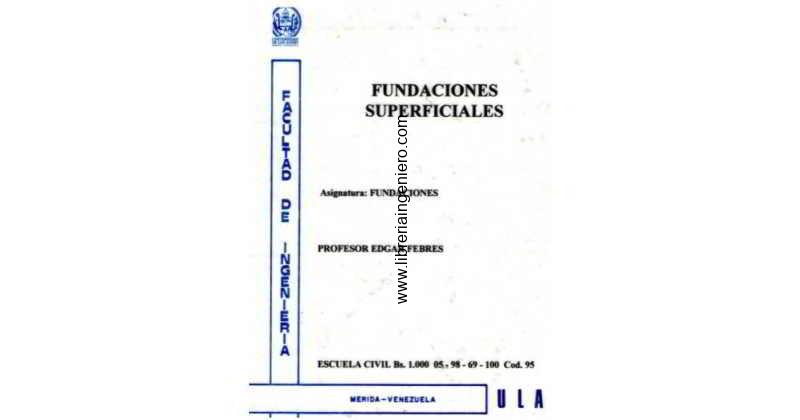 fundaciones superficiales - edgar febres