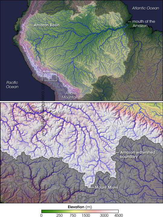 geografía del rio amazonas