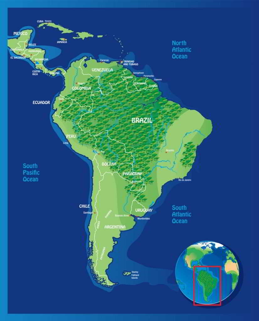 mapa amazonia
