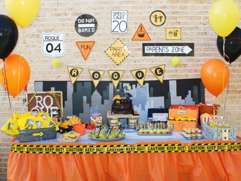 decoración de fiestas en construcción