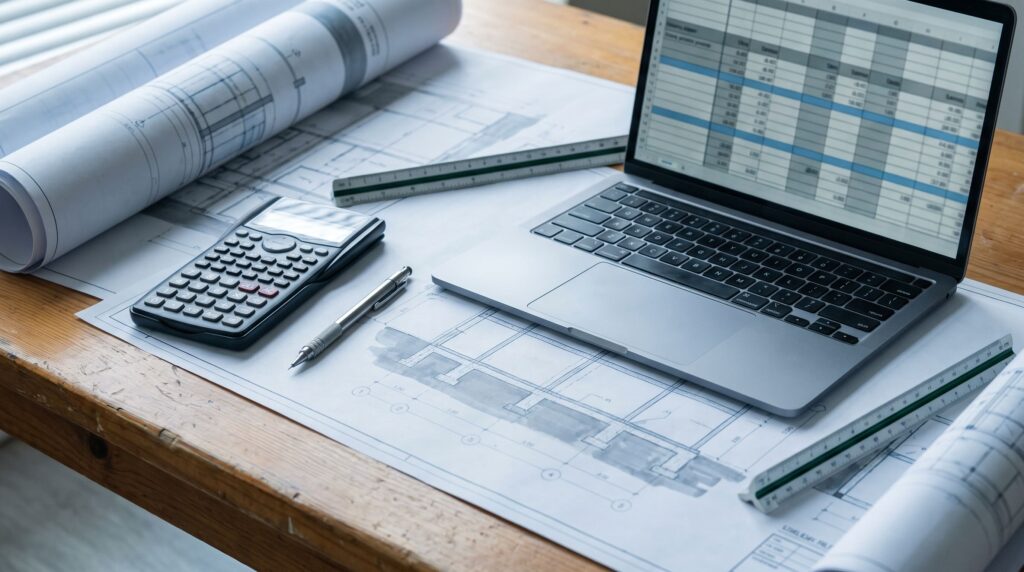 Cálculo de precios unitarios y factor de salario real en un despacho de ingeniería