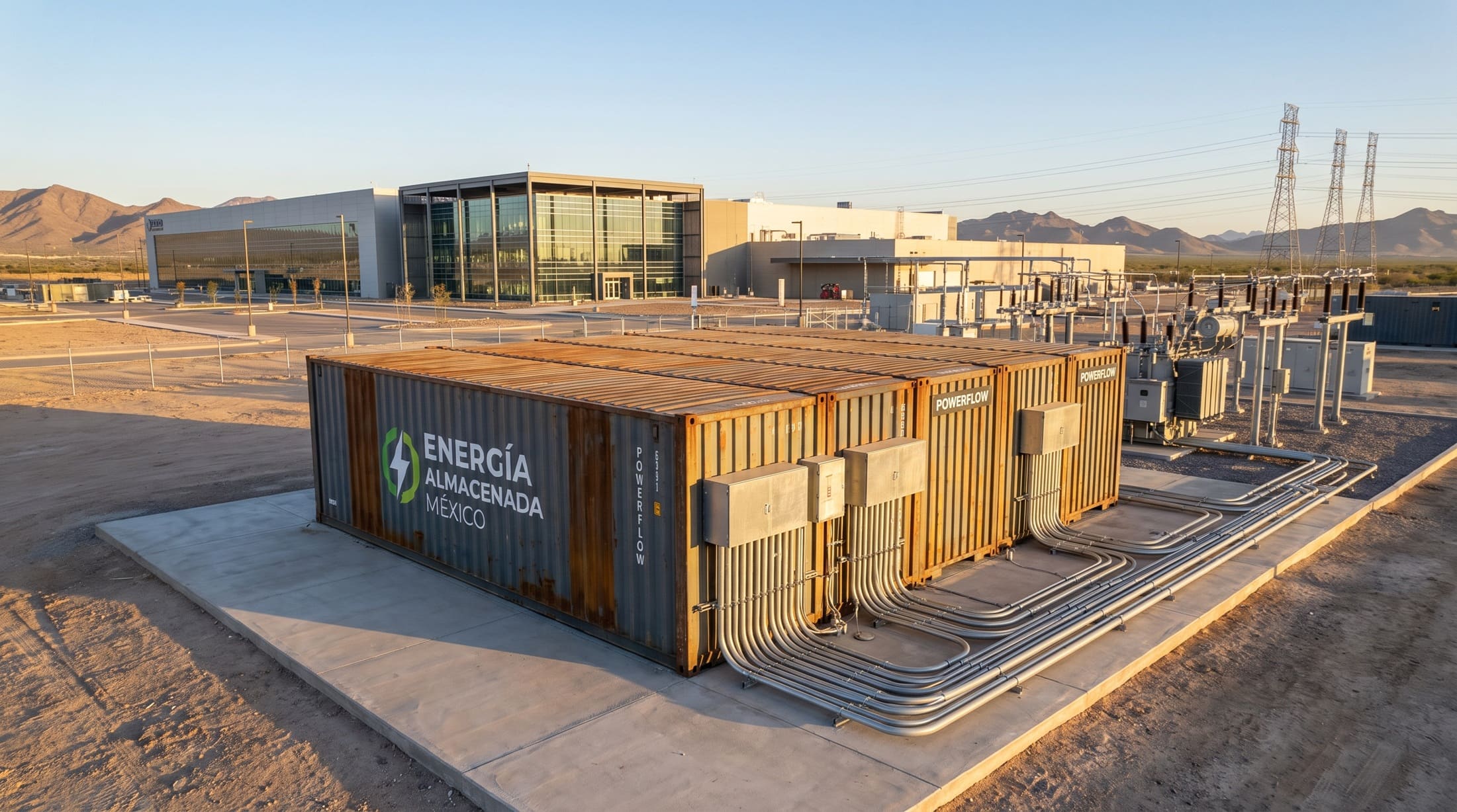 Sistemas BESS de segunda vida instalados en planta industrial en México