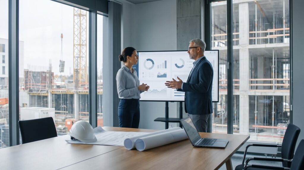 Software ERP integrando nómina, almacén y control de obra en una constructora