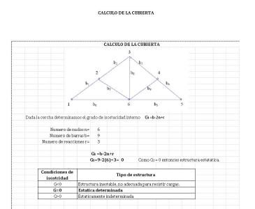 Calculo cercha
