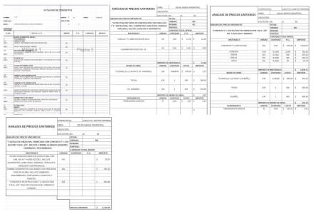 Precios unitarios - barda perimetral unk