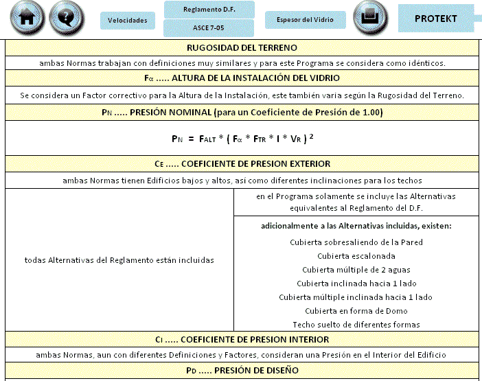 Planilla de calculo de viento